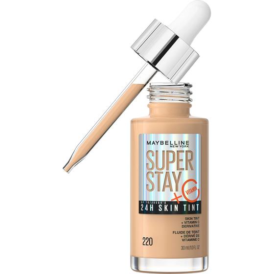 Imagem de Base Maybelline Super Stay Skin Tint 220 - Com Vitamina C