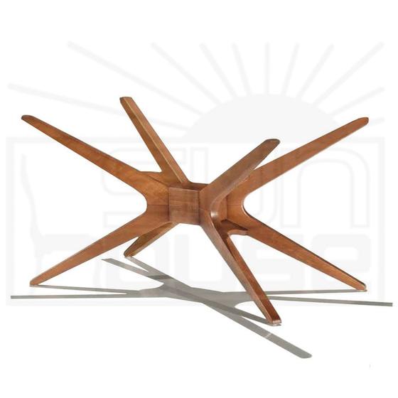 Base Mesa de Jantar Retangular XS cor Nogal 101cm - 14689 Menor preço em Base Mesa de Jantar Retangular XS cor Nogal 101cm - 14689
