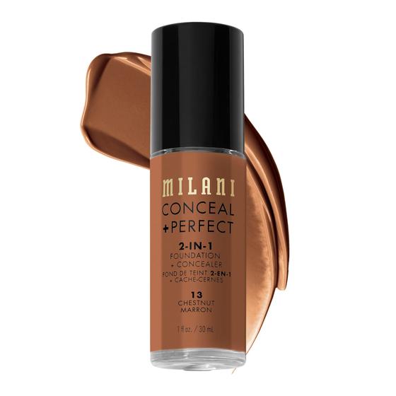 Imagem de Base Milani Conceal + Perfect 2 em 1 Chestnut 30mL