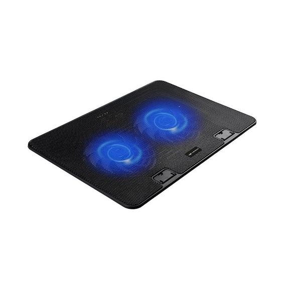 Base Notebook C3Tech NBC-50V2BK USB 2.0 Leds Azul 15,6” 2 Fan 120mm Preto Menor preço em Base Notebook C3Tech NBC-50V2BK USB 2.0 Leds Azul 15,6” 2 Fan 120mm Preto