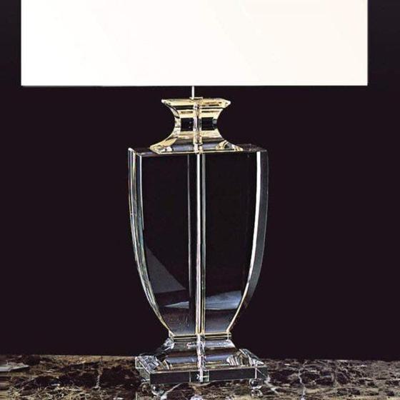 Base para Abajur em Vidro Classic Bella Iluminação Menor preço em Base para Abajur em Vidro Classic Bella Iluminação