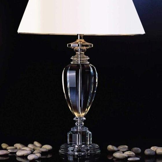 Base para Abajur em Vidro Classic Bella Iluminação Menor preço em Base para Abajur em Vidro Classic Bella Iluminação