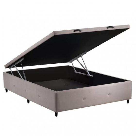 Base para Cama Box Casal com Baú 1400 S. Design - Base para Cama Box ...