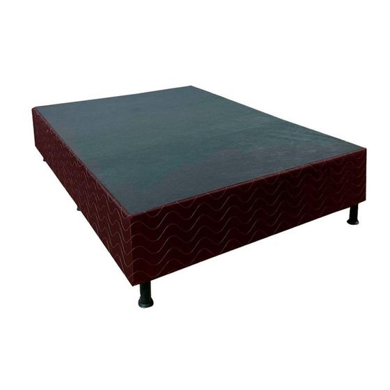 Imagem de Base para Cama Box Casal Ouro Limitado em Tecido Poliéster 138x188x42cm Ley Colchões