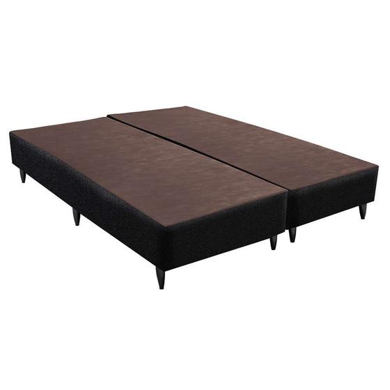 Imagem de Base para Cama Box King Linen (23x186x198) Preta