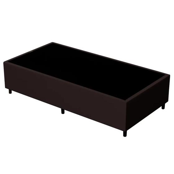 Imagem de Base para Cama Box Solteiro 88x188cm Hit I02 Corano Marrom - Mpozenato