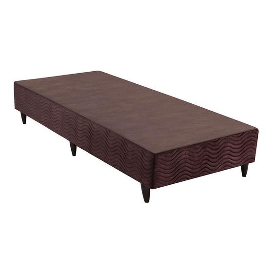 Imagem de Base para Cama Box Solteiro Florence ll (23x108x198) Marrom