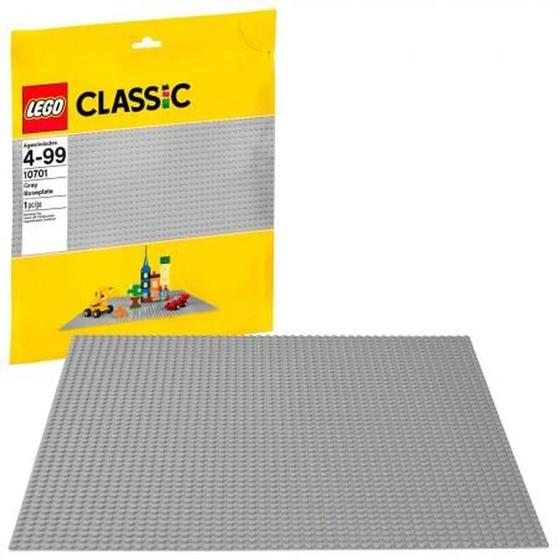 Imagem de Base para Construção de Lego Clássico Cinza - Modelo 10701