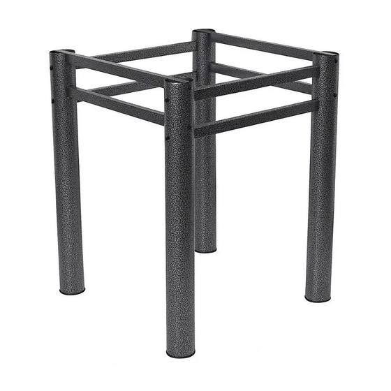 Base Para Mesa De Jantar Quadrada Tubular 75cm Para Tampos De Granito ...
