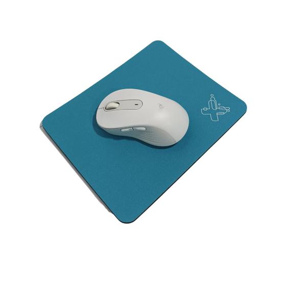 Imagem de Base para Mouse Antideslizante Mini Tecido e EVA Sintético 220x178mm Cor Azul Maxprint