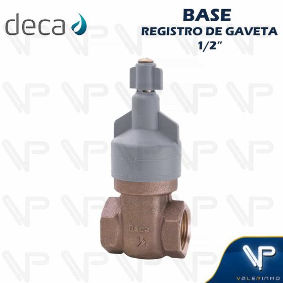 Imagem de BASE PARA REGISTRO GAVETA DECA    1/2'' (DN 15mm) 4509102