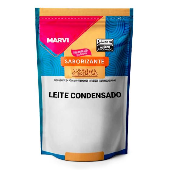 Imagem de Base para Sorvetes e Sobremesas em Pó Sabor Leite Condensado 100g - Marvi