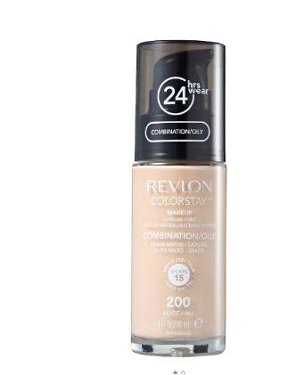 Base Revlon ColorStay 24 Horas Pele Mista à Oleosa FPS15 200 Nude Menor preço em Base Revlon ColorStay 24 Horas Pele Mista à Oleosa FPS15 200 Nude