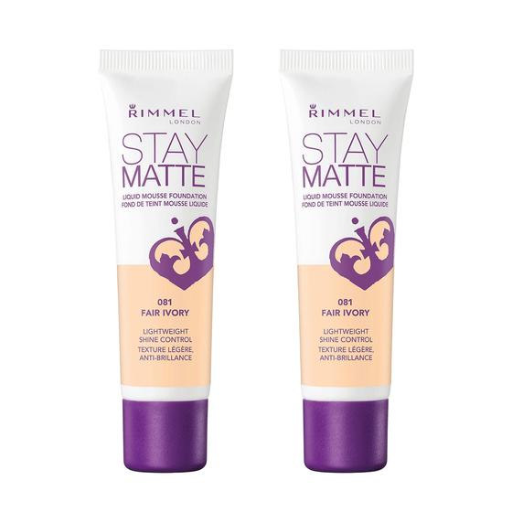 Imagem de Base Rimmel Stay Matte Fair Ivory 30ml (Pack com 2)