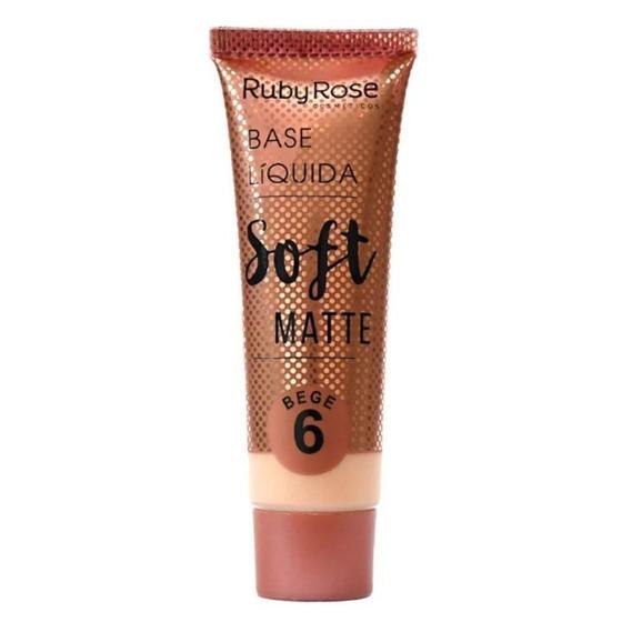 Imagem de Base Ruby Rose Líquida Soft Matte Bege 6 29ml
