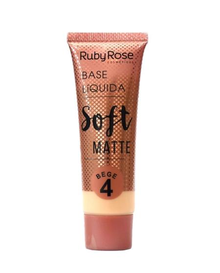 Imagem de Base Ruby Rose Liquida Soft Matte Bege Ruby Rose n. 4