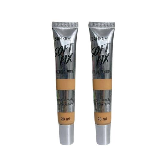 Imagem de Base Safira Liquida Matte N 01 Bs65459 - Kit Com 2Un