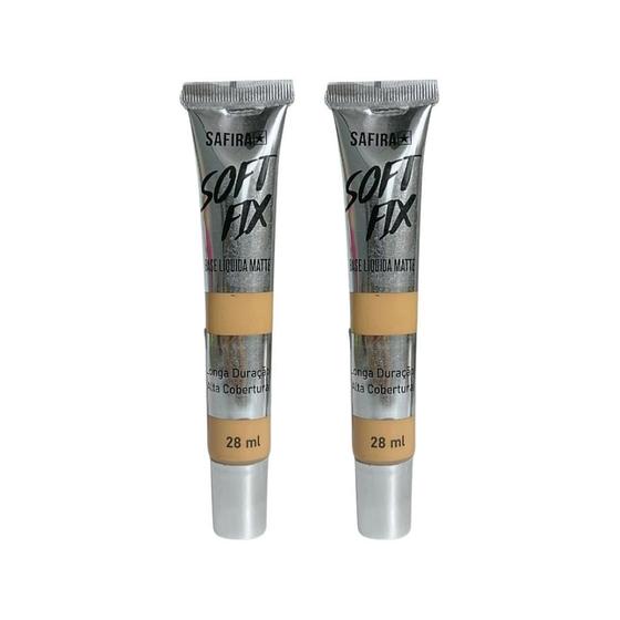 Imagem de Base Safira Liquida Matte N 02 Bs65466 - Kit Com 2Un