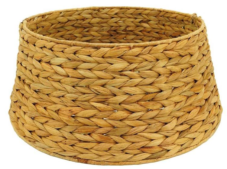 Imagem de Base Saia Árvore Natal Rattan Fibra Natural  39X20CM