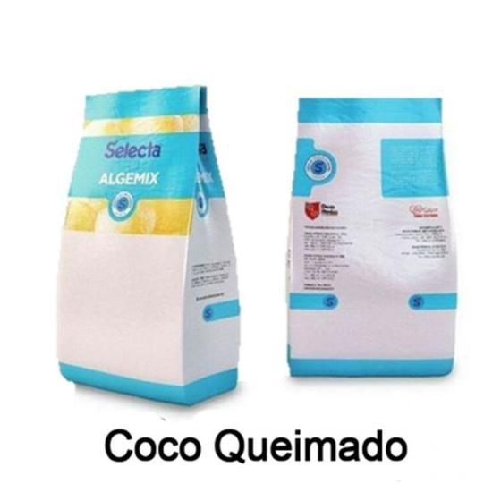 Imagem de Base Sorvete Algemix Coco Queimado 800g