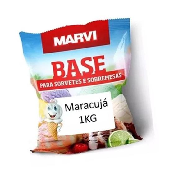 Imagem de Base Sorvete Marvi Maracuja 1kg