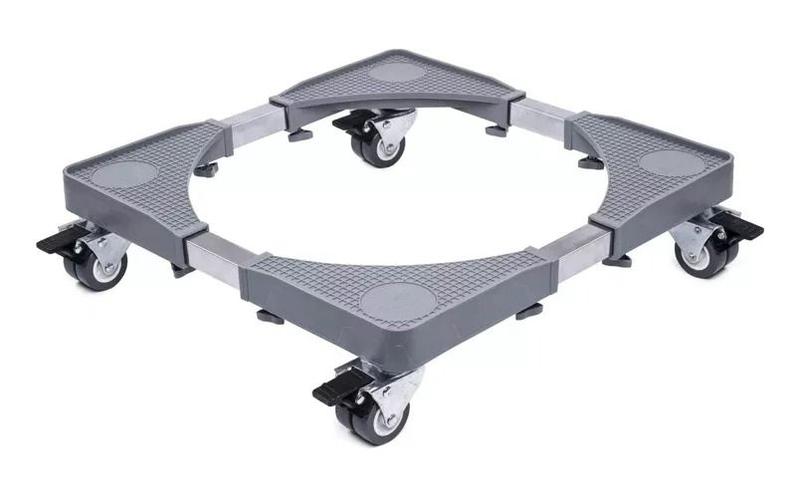Base Suporte Com Rodinhas Máquina De Lavar, Geladeira Etc Menor preço em Base Suporte Com Rodinhas Máquina De Lavar, Geladeira Etc