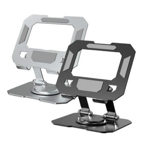 Imagem de Base Suporte Ergonômico Dobrável Giratório Metal Para Tablet Lenovo P11 TB-J606F 11