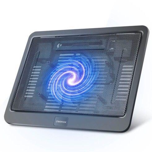 Imagem de Base Suporte para Notebook 15,4" com Cooler Metálico OBERON OR-9014