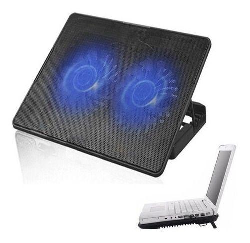 Imagem de Base Suporte Vertical Cooler Duplo Led Para Notebook Samsung