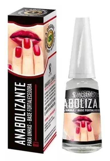 Imagem de Base Unhas Anabolizante Pacstar - 8ml x 5unid