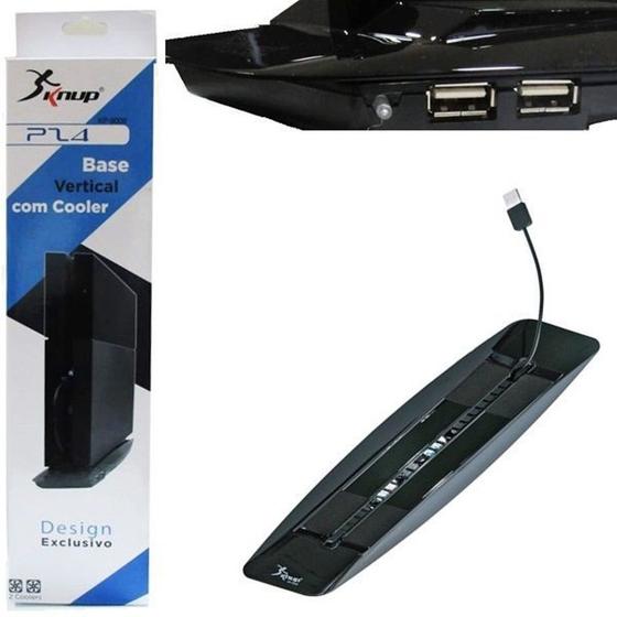 Base Vertical Carregador 2 Usb Cooler Sony Console4 Menor preço em Base Vertical Carregador 2 Usb Cooler Sony Console4