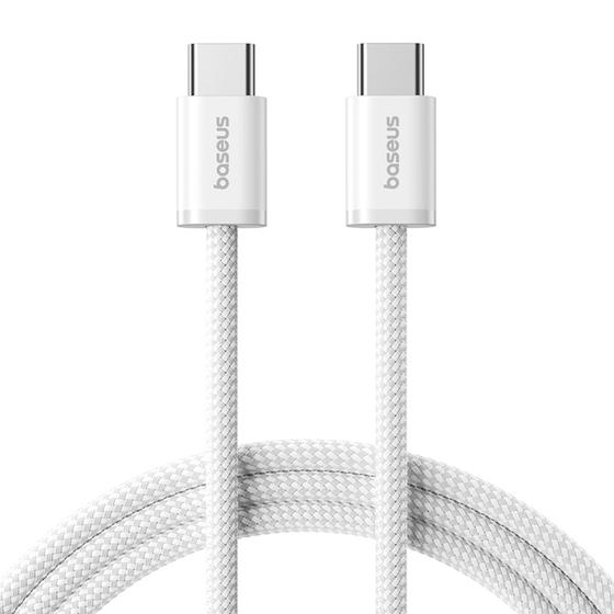 Imagem de Baseus Cabo Turbo 100W Tipo-C USB-C 1 ou 2 Metros Cor Branco