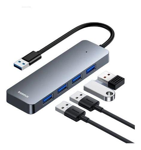 Baseus Usb Hub 4 Portas Abs 3.0 Menor preço em Baseus Usb Hub 4 Portas Abs 3.0