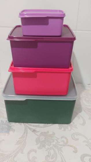 Imagem de Basic LINE kit com 4 peças Tupperware original