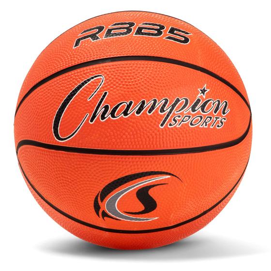 Imagem de Basketball Champion Sports Rubber Mini Pro-Style tamanho 3 laranja