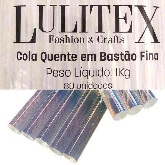 Imagem de Bastão Cola Quente Bastão Silicone 1 Kg Transparente Luli