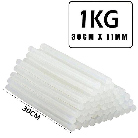 Bastão Cola Quente Pra Pistolinha Grossa Transparente 1kg - Bestfer Menor preço em Bastão Cola Quente Pra Pistolinha Grossa Transparente 1kg - Bestfer