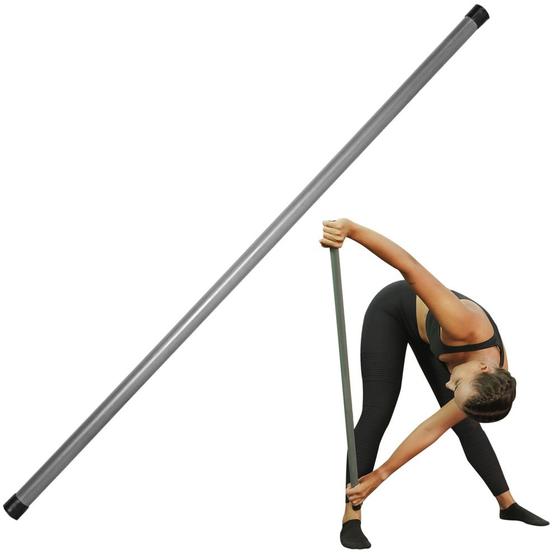 Imagem de Bastão De Alongamento Para Postura Treinamento Yoga Pilates Ginastica ( Sem Carga)
