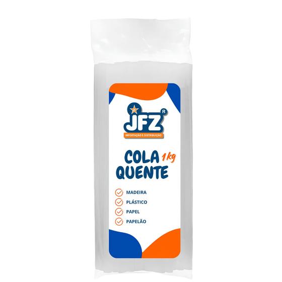 Bastão de Cola Quente Grossa Pacote com 1 kg 27cm x 1.1 mm Menor preço em Bastão de Cola Quente Grossa Pacote com 1 kg 27cm x 1.1 mm