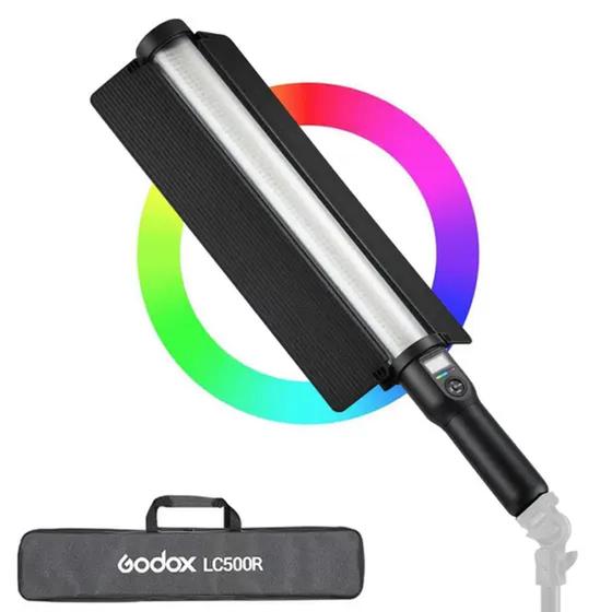 Bastão De Luz Led Rgb Lc500r Rgb Bicolor 23w Lc500r Godox Bolsa Menor preço em Bastão De Luz Led Rgb Lc500r Rgb Bicolor 23w Lc500r Godox Bolsa