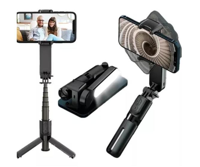 Imagem de  Bastão de Selfie com Tripé para Celular com Controle Disparador