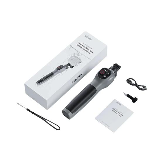 Bastão de Selfie Telesin à Prova d'Água com Controle Remoto - para GoPro Hero 8 e 9 Menor preço em Bastão de Selfie Telesin à Prova d'Água com Controle Remoto - para GoPro Hero 8 e 9