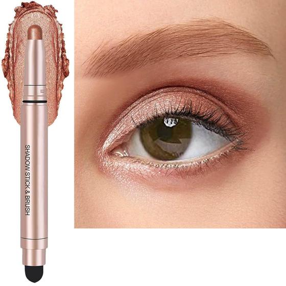 Imagem de Bastão de sombra Metfdlaig Rose Gold Cream Shimmer 05