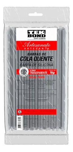 Imagem de Bastão Grosso Cola Quente Transparente 11mmx30cm 1kg Tekbond