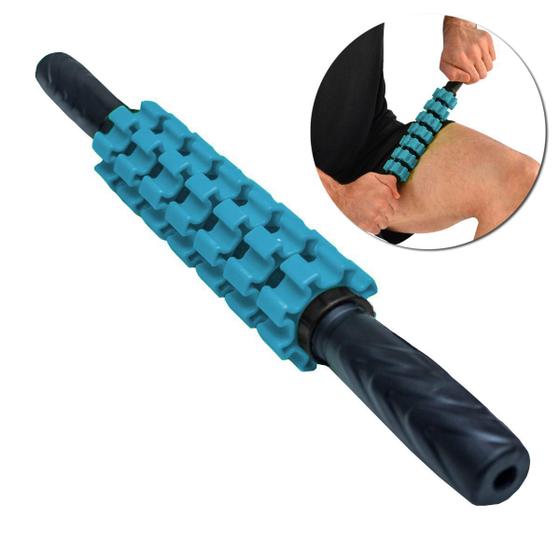 Bastao Miofascial Massagem Yoga Pilates Liberaçao Azul Menor preço em Bastao Miofascial Massagem Yoga Pilates Liberaçao Azul