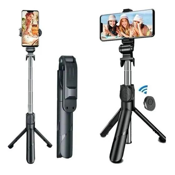 Imagem de Bastao Pau Selfie Tripe Controle Bluetooth Celular E Camera