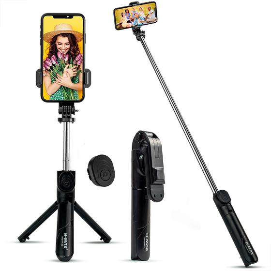 Bastão Pau Selfie Tripé Portátil com Controle Bluetooth Suporte Celular Universal Mesa Retrátil Menor preço em Bastão Pau Selfie Tripé Portátil com Controle Bluetooth Suporte Celular Universal Mesa Retrátil