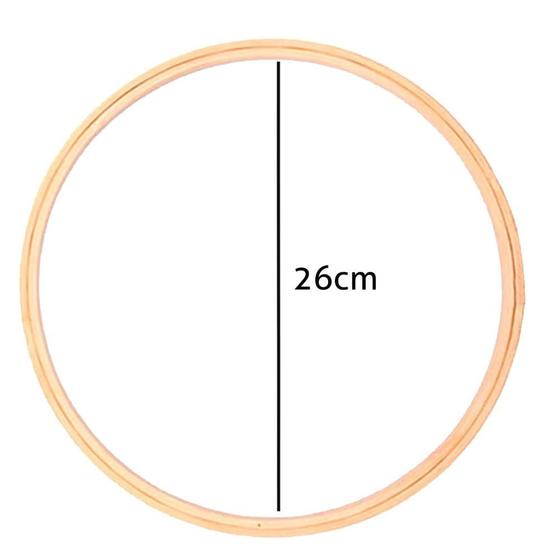 Imagem de Bastidor de Madeira para Bordado Luli 27cm