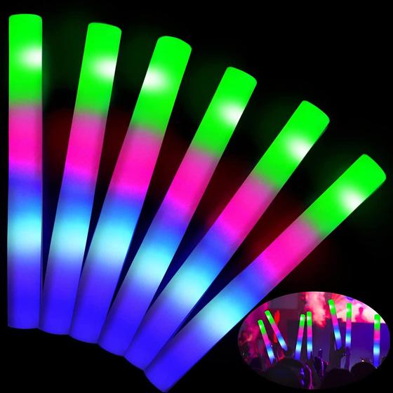 Imagem de Bastões de Espuma Luminescentes TURNMEON Gigantes de 16 Polegadas - 32 Unidades com 3 Modos
