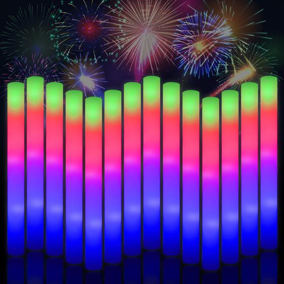 Imagem de Bastões de Espuma Luminosos SEEROOTOYS - 20 Unidades com 3 Modos de LED